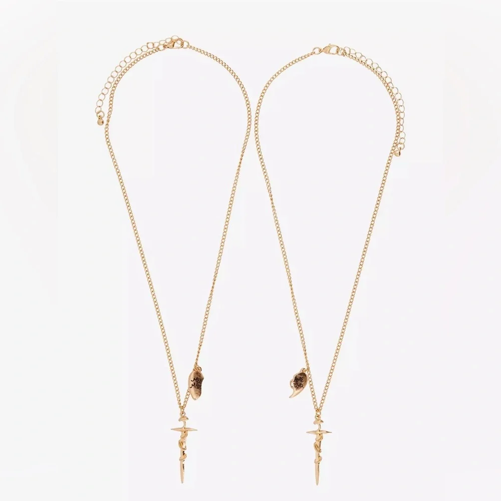 Melanie Martinez Portals Heart Dagger Best Friend Necklace Set Hot Topic‎