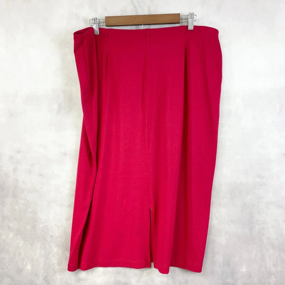 J Jill Wearever Women Skirt Size Large Midi Classic Minimalist Capsule Old Money