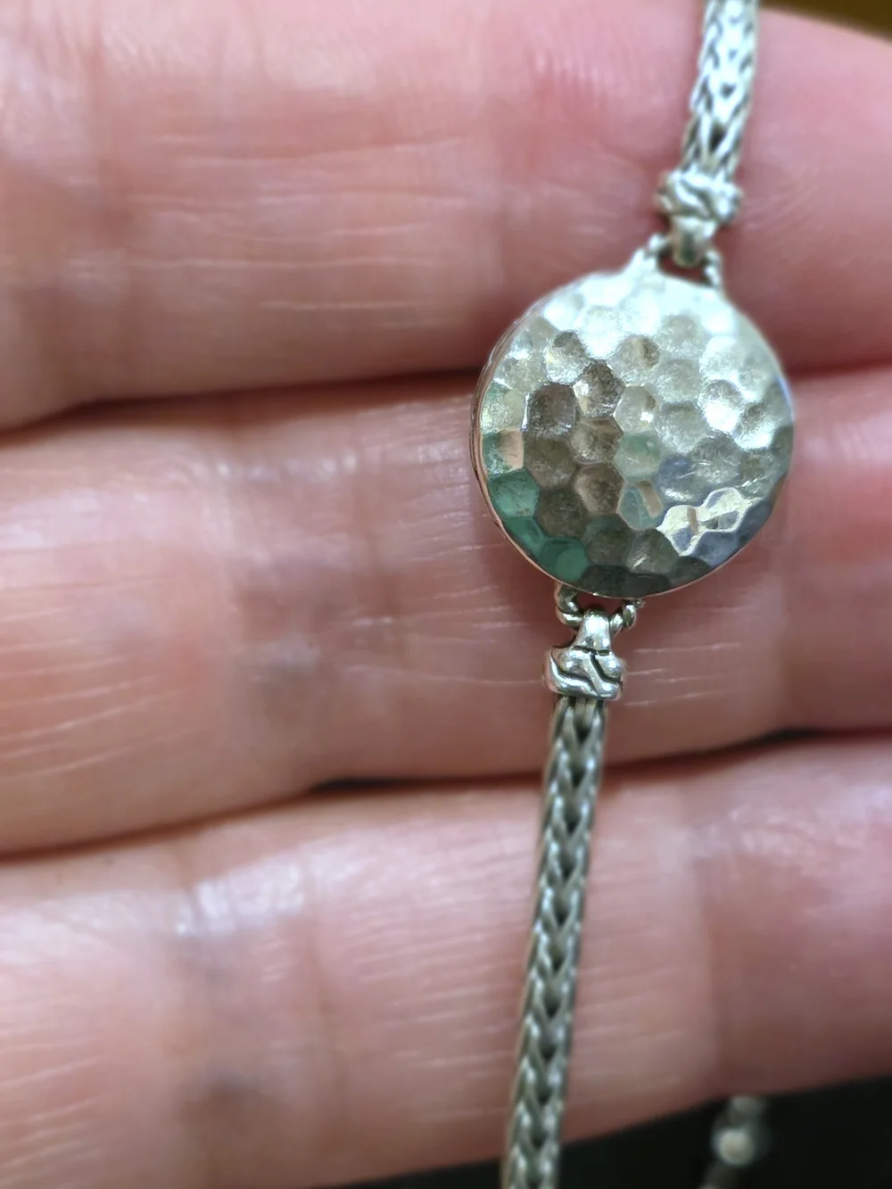 John Hardy hammered silver wear