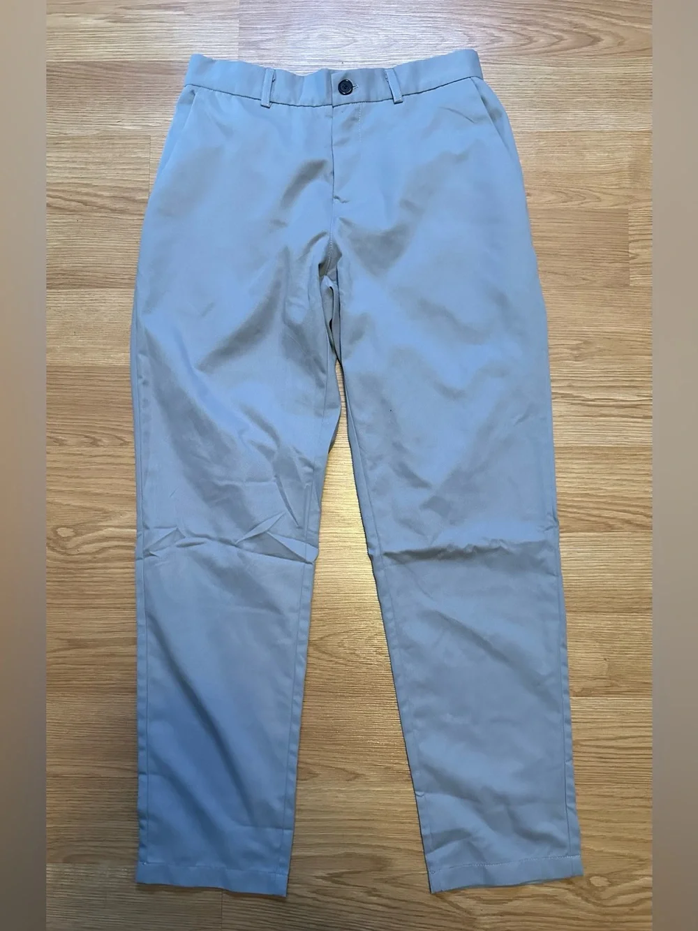 Light Gray Single-Button Blazer & Pants