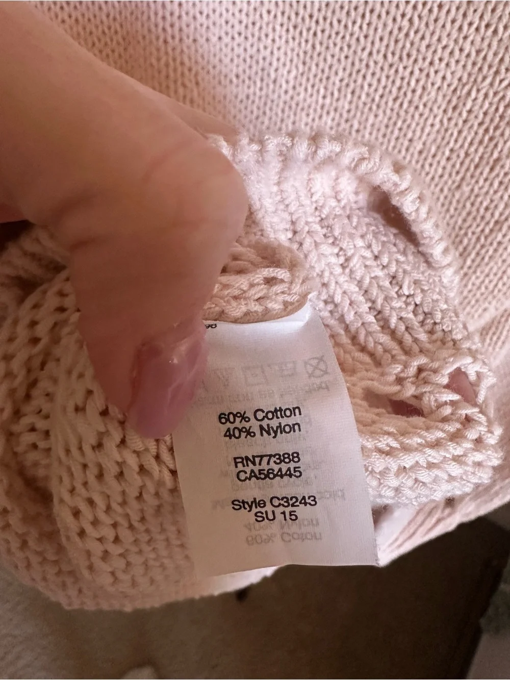 J. Crew cream details
