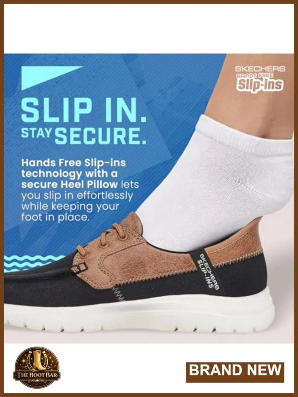 Slip-On Boat Shoes with Air-Cooled Memory Foam, Hands-Free Entry