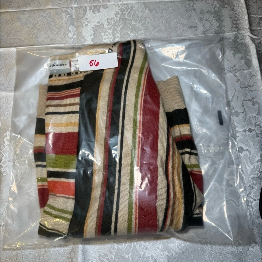 Alfred Dunner Vibrant Striped Sweater