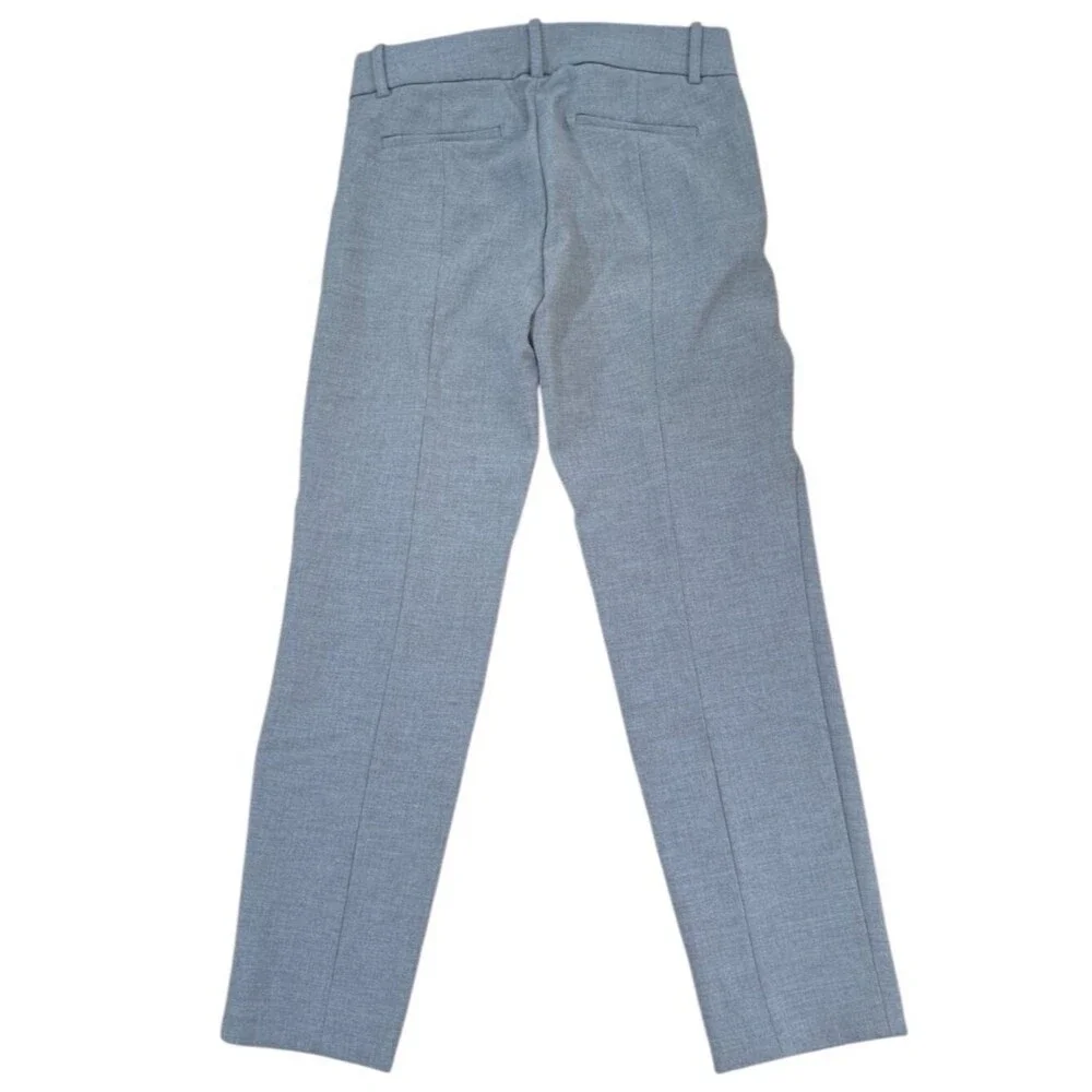J Crew 365 Woman's Cameron Trouser Pants Grey Slim Classic Work Office Sz 4