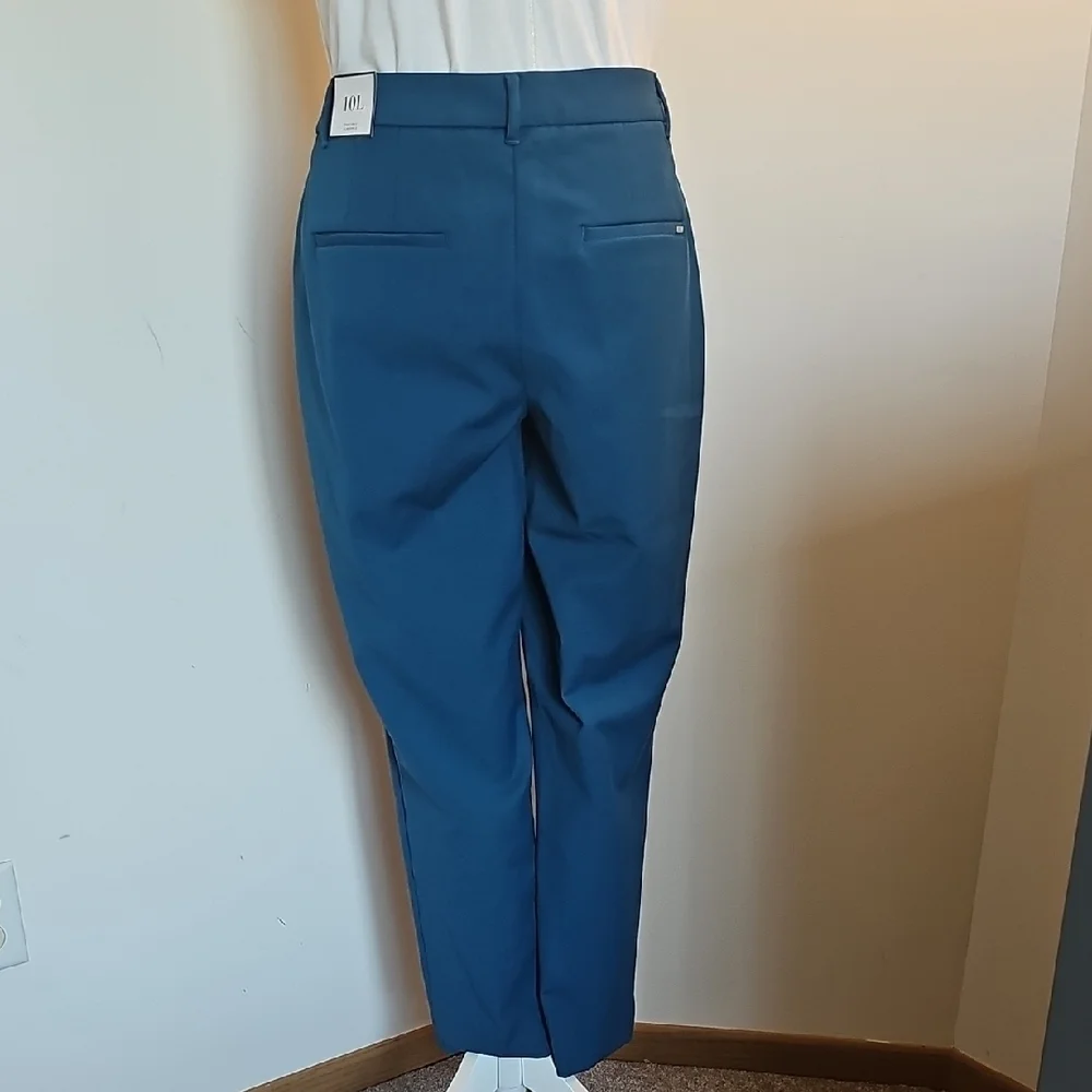 White House Black Market Teal Trousers