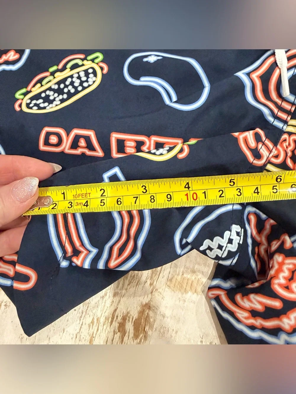 Chubbies NFL Chicago Bears Classic Swim Trunks 5.5” Like New