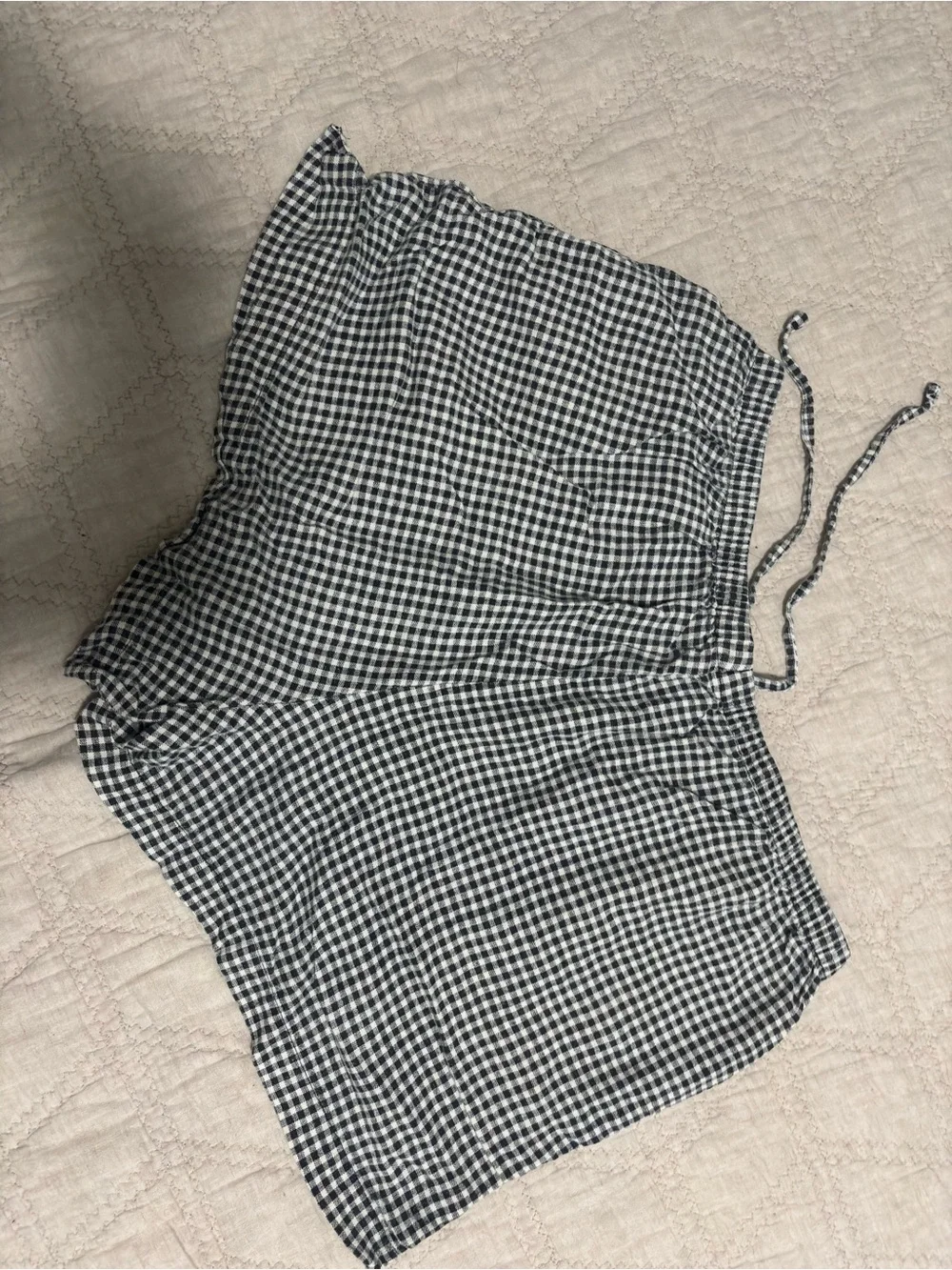 a new day Black and White Gingham Women’s Shorts
