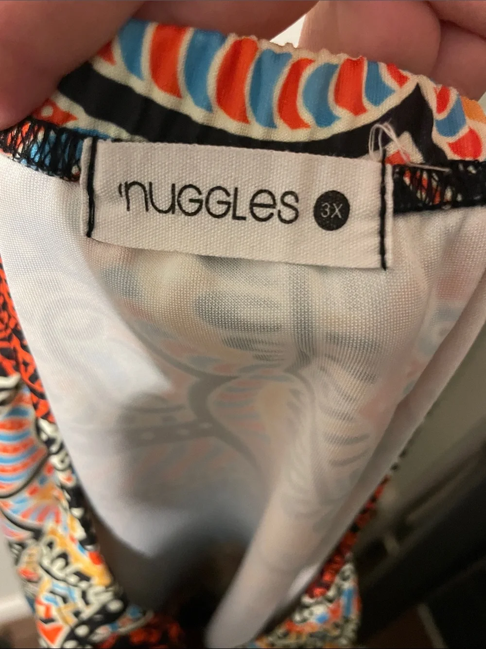 Maxi Skirt with Multicolor Mandala Print - Nuggles