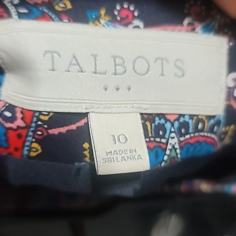 Talbots blue red