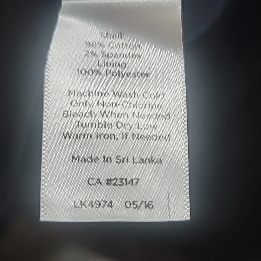 Talbots blue red