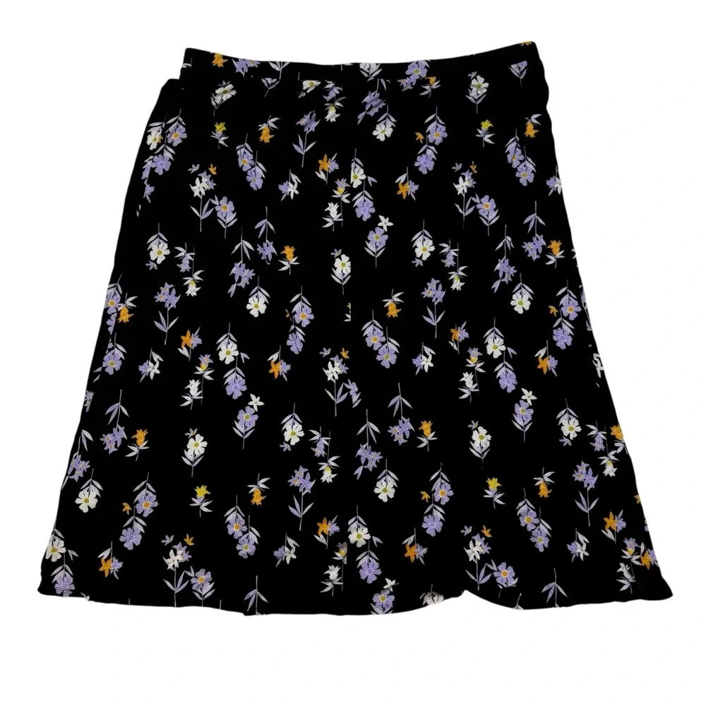 Lane Bryant 28 floral black