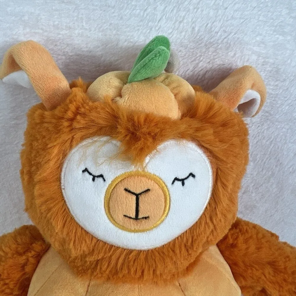 Slumberkins pumpkin alpaca