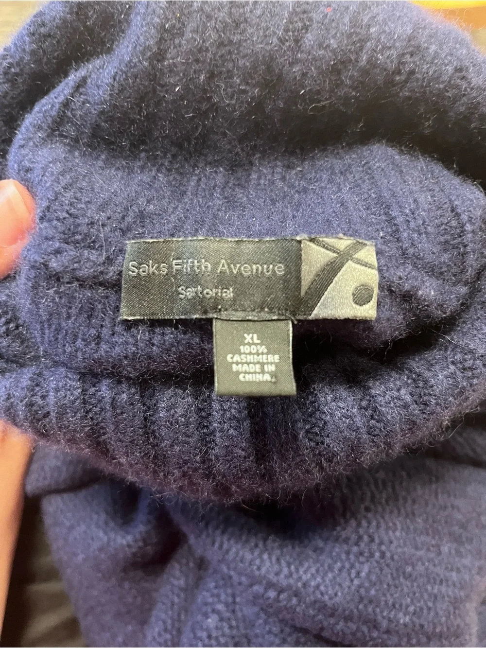 Saks Fifth Avenue soft navy