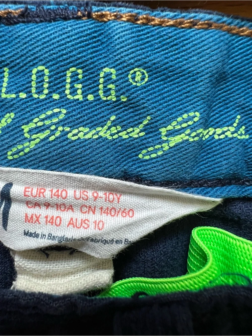 GAP Blue Striped Sweater Kids M and Blue Corduroy size 9-10 L.O.G.G. Pants