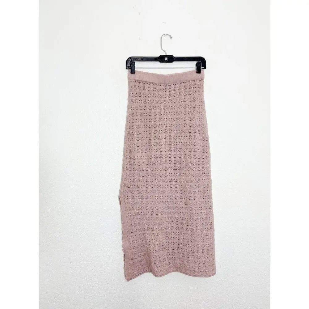 Zara pointelle knit