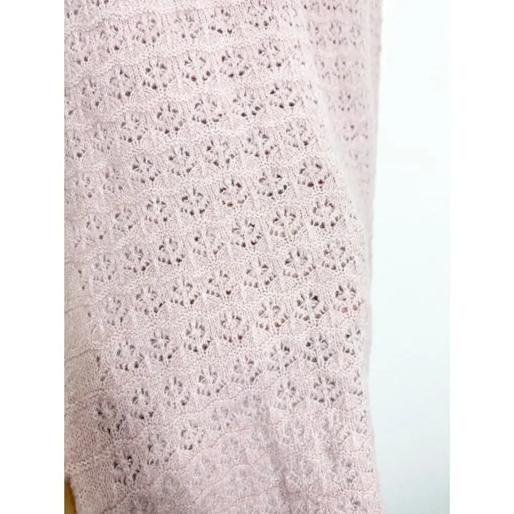 Zara pointelle knit