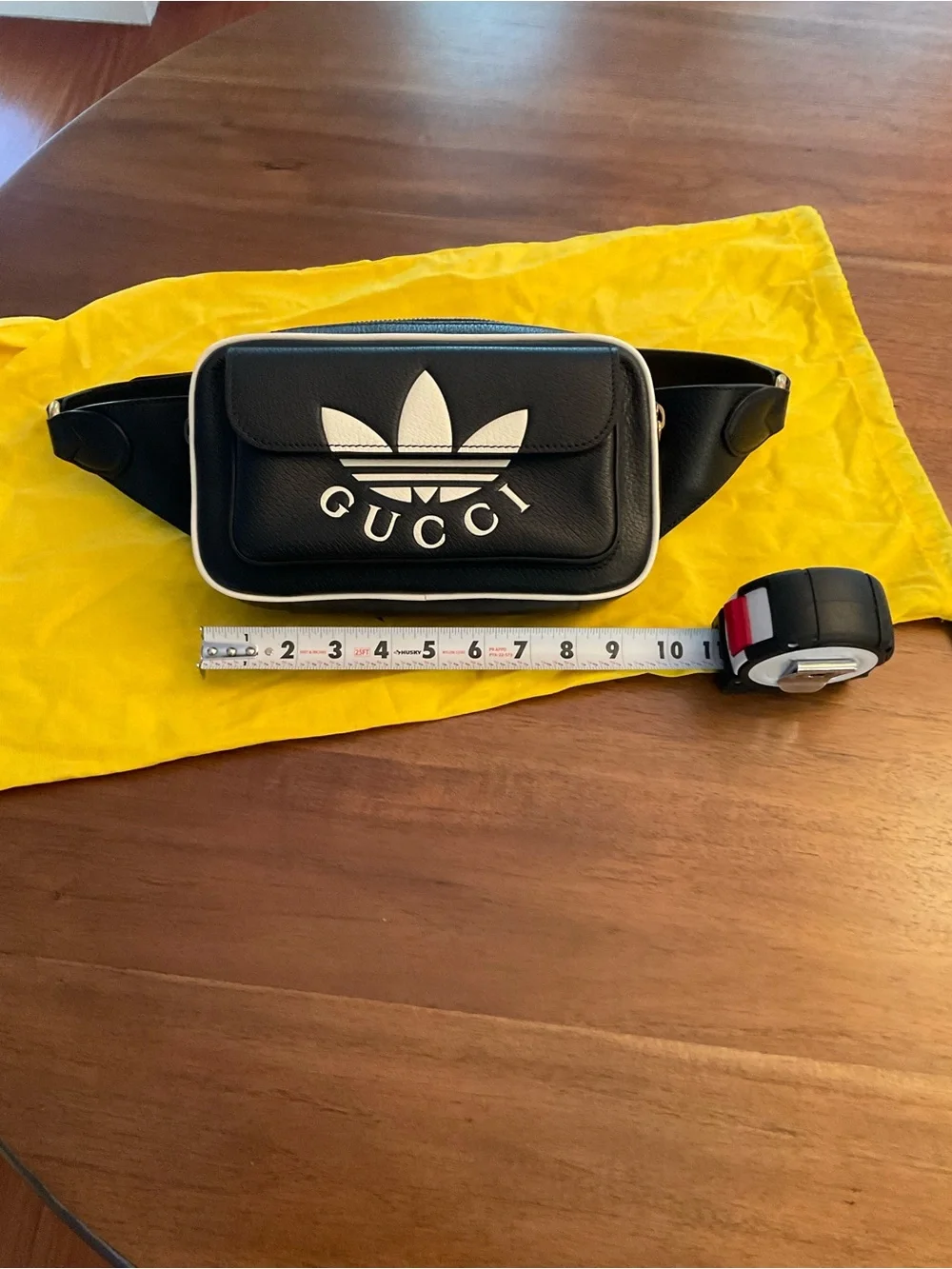 Gucci black leather
