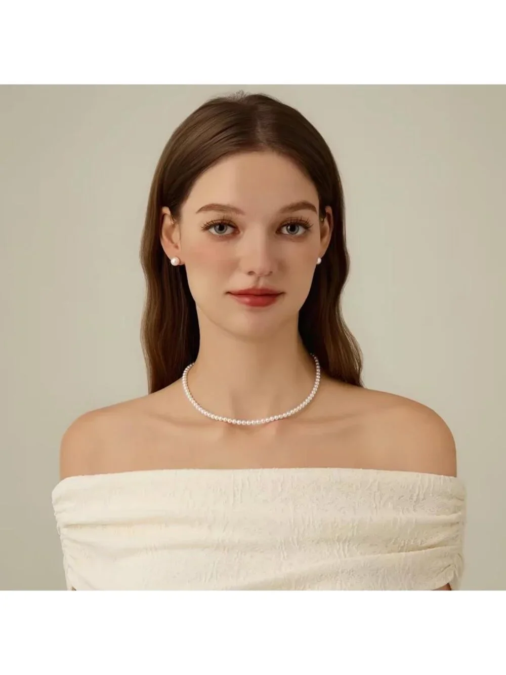 Elegant Freshwater Cultured Pearl Necklace for Women - 5MM to 10MM Real Pearl