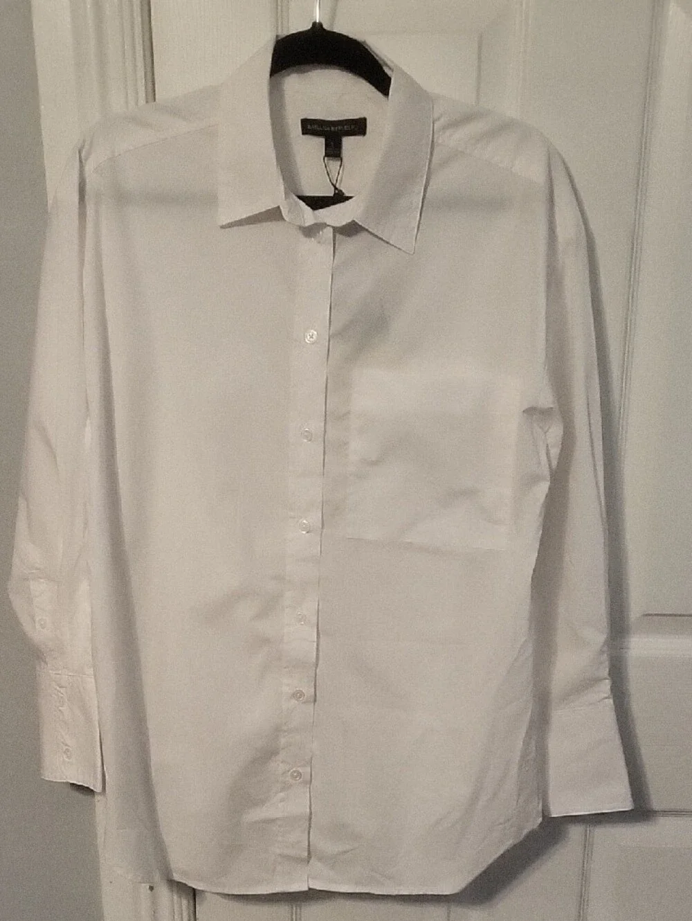 NWT Banana Republic White Oversized Long-Sleeve Button Down Dress Shirt Small