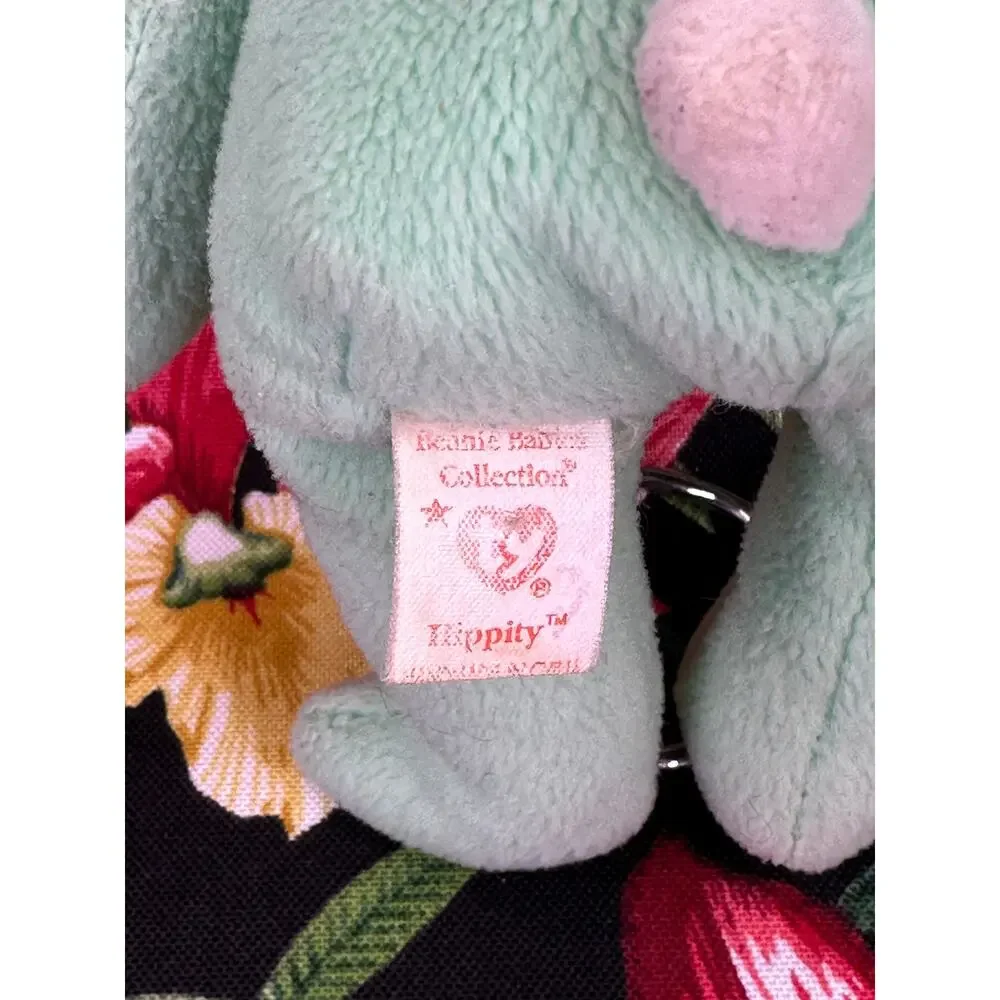 Ty Beanie Baby  Hippity the Bunny  1996 RARE & RETIRED MINT