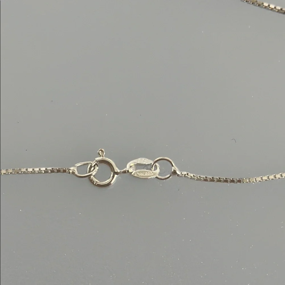 925 silver real stones Topaz amethyst citrine necklace italy