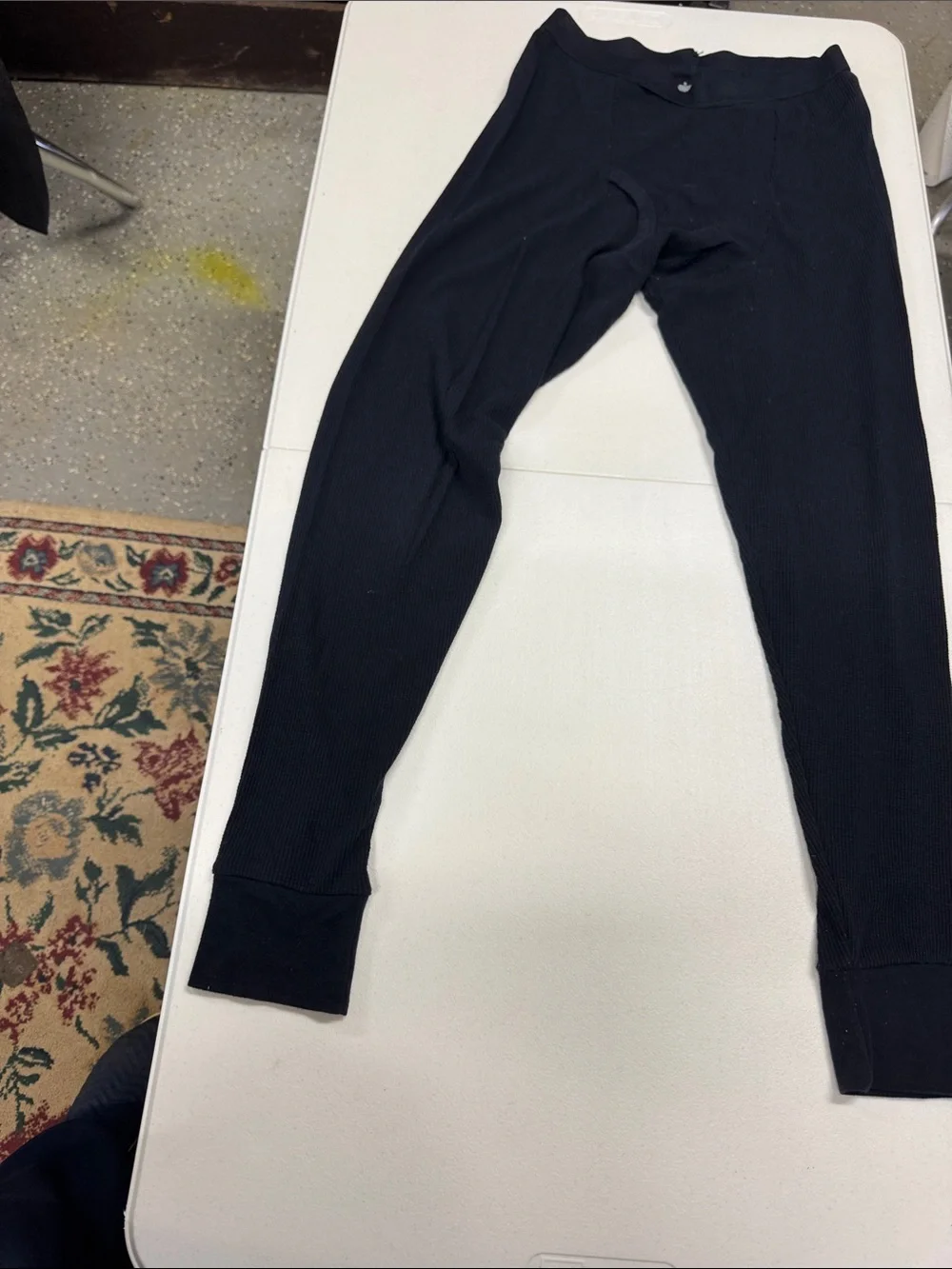 Polo by Ralph Lauren Men's Black Thermal Long Johns