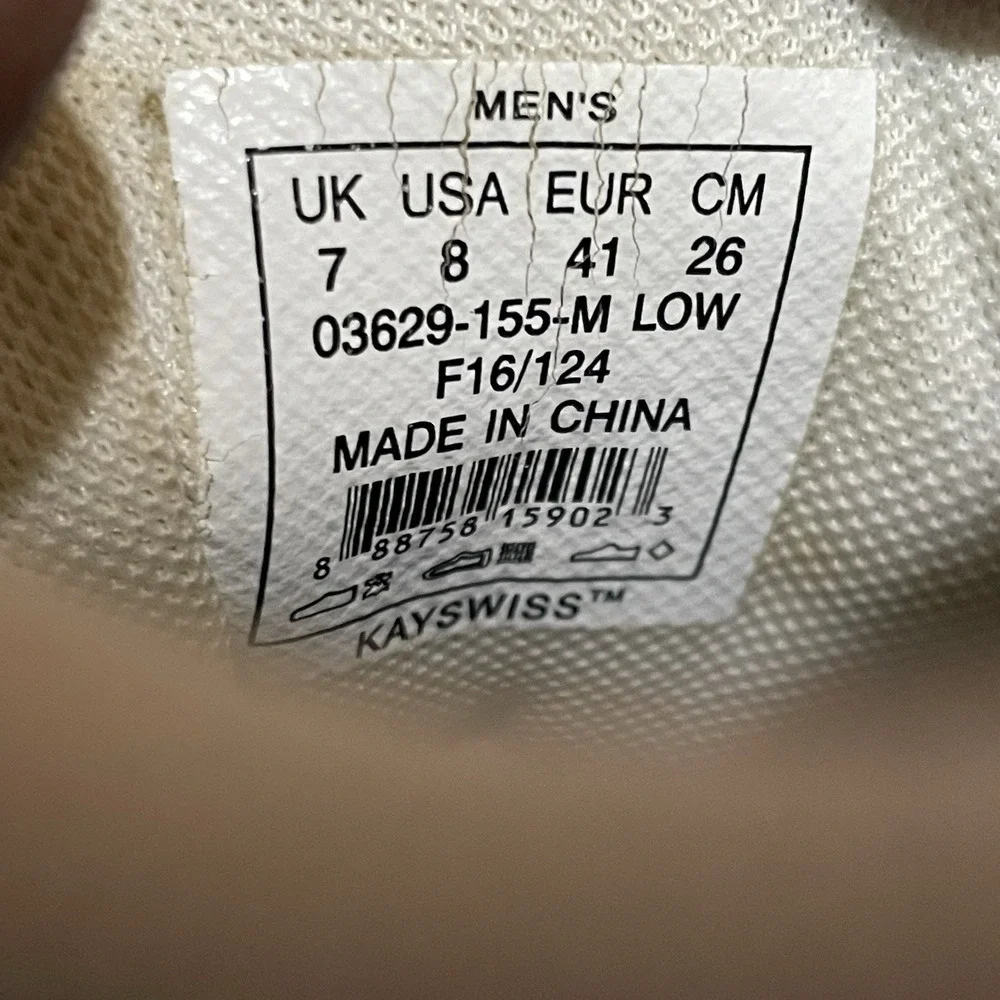 K-Swiss pre owned