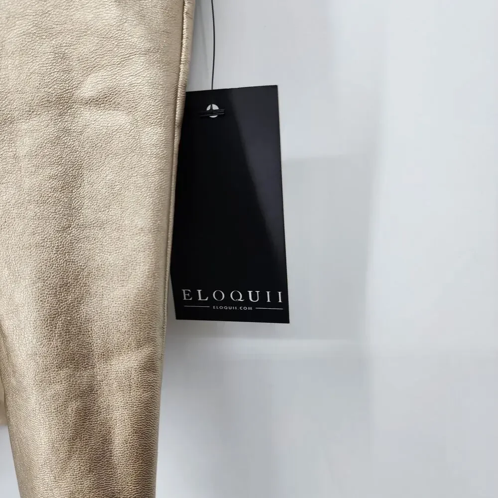 Eloquii gold sleeveless