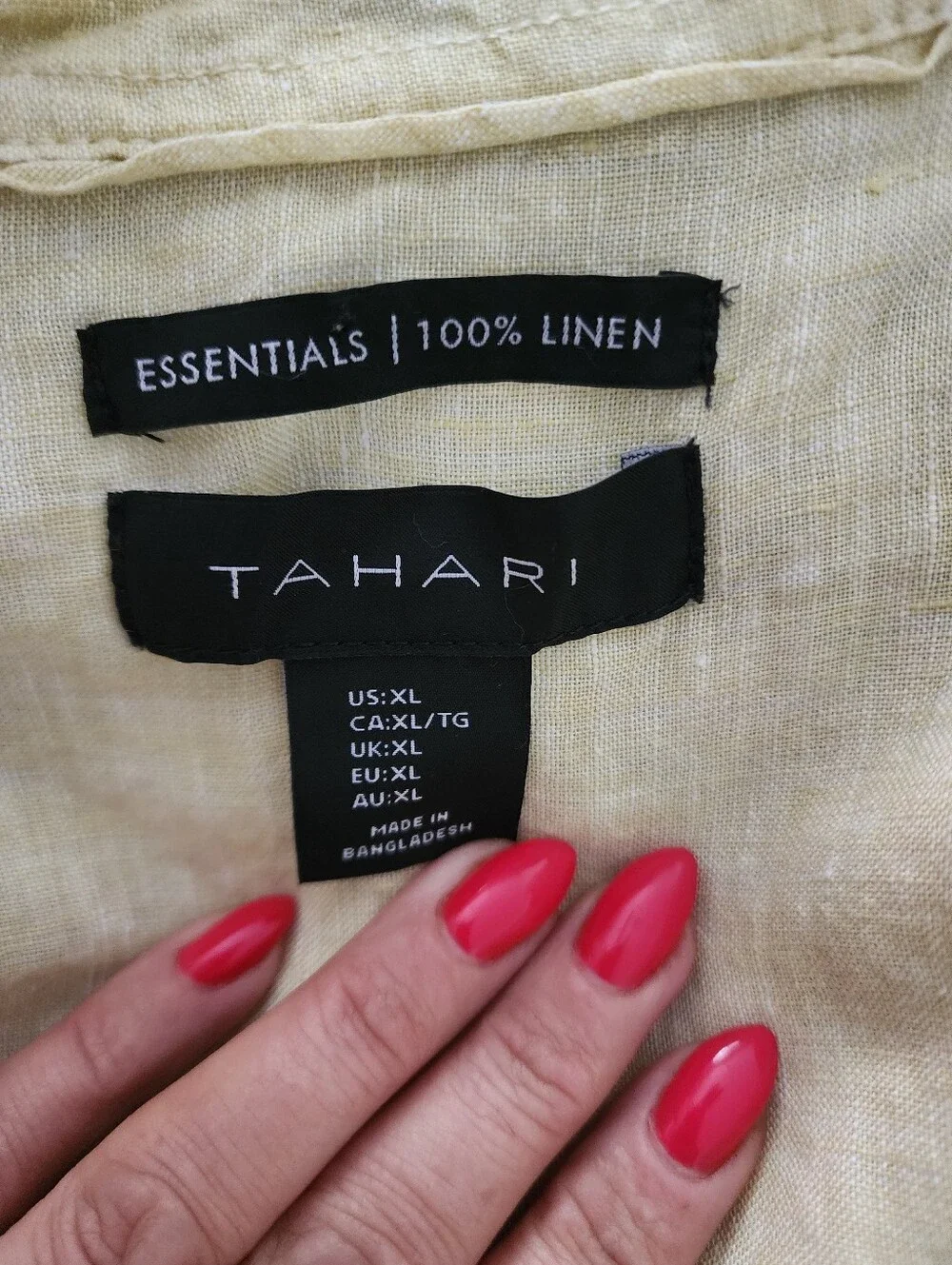 Tahari soft linen