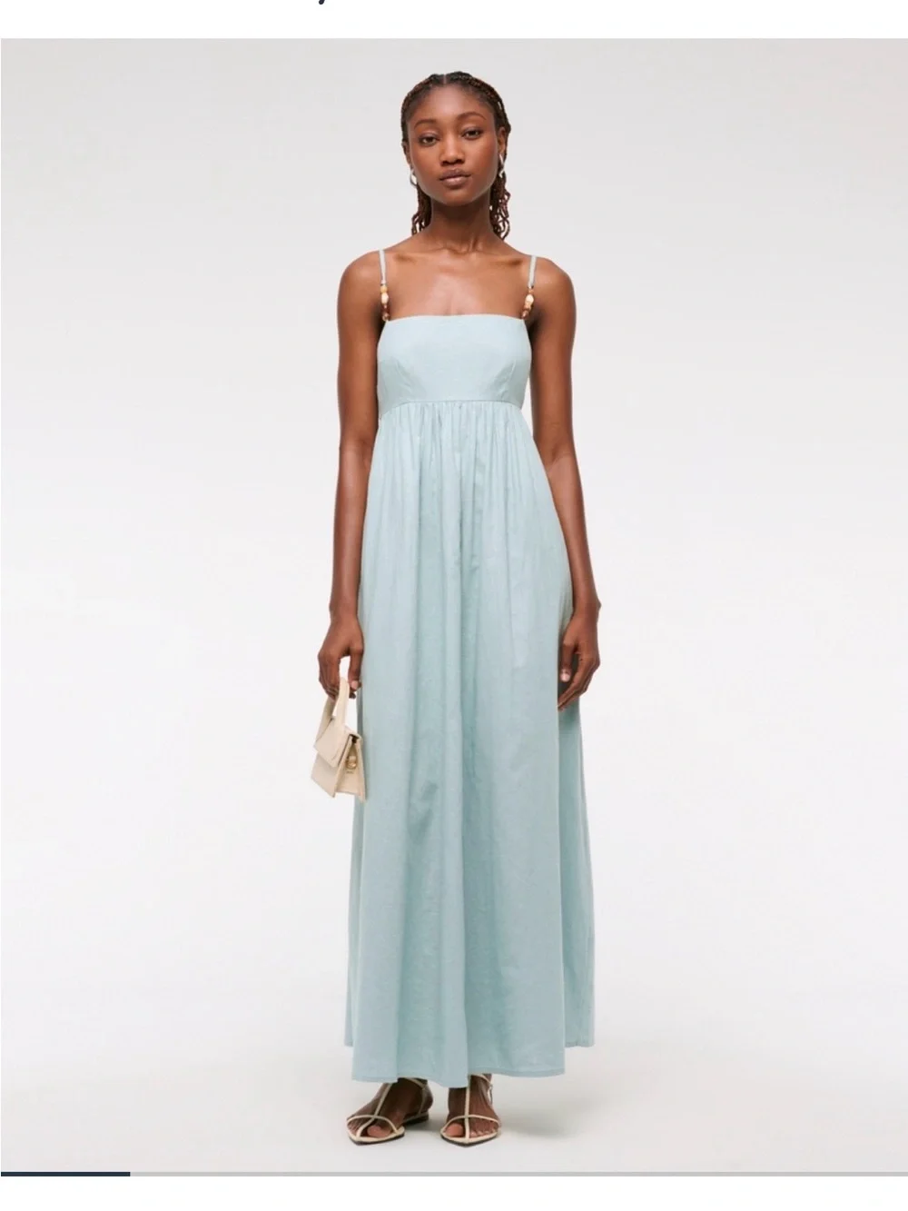 Abercrombie & Fitch Tie-Back Babydoll Maxi Dress NWOT