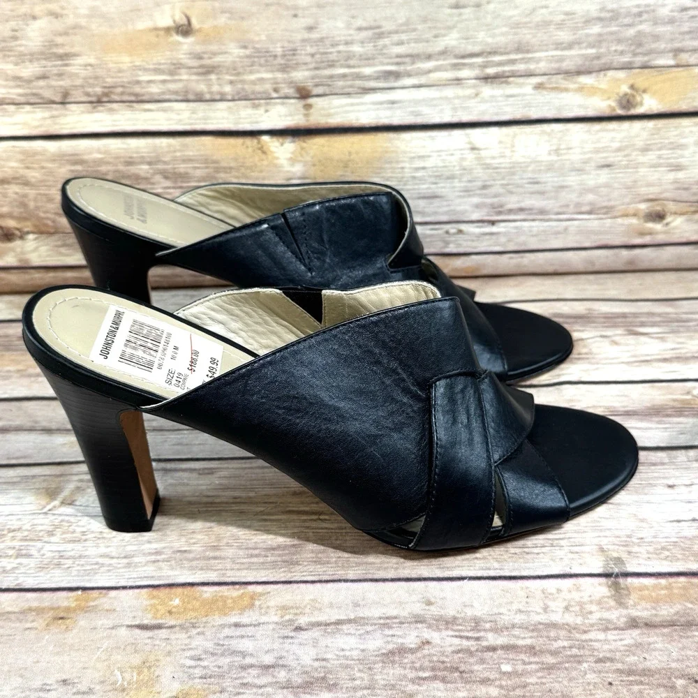 Johnston & Murphy 10m heel details