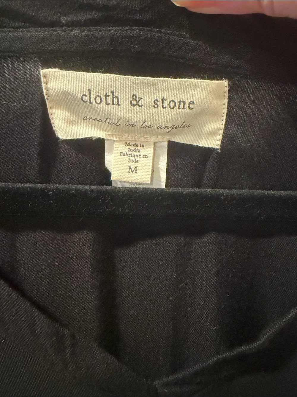 Anthropologie lightweight black