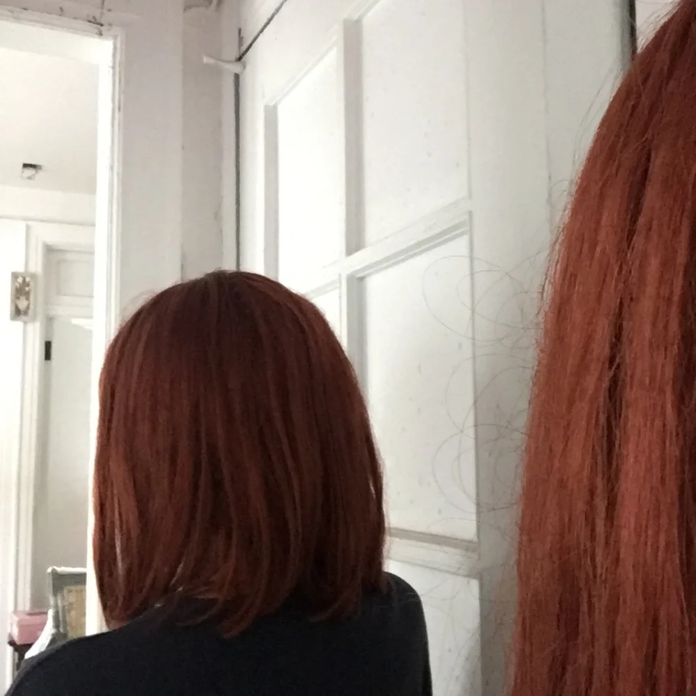 Wig ~ short red hair with bangs