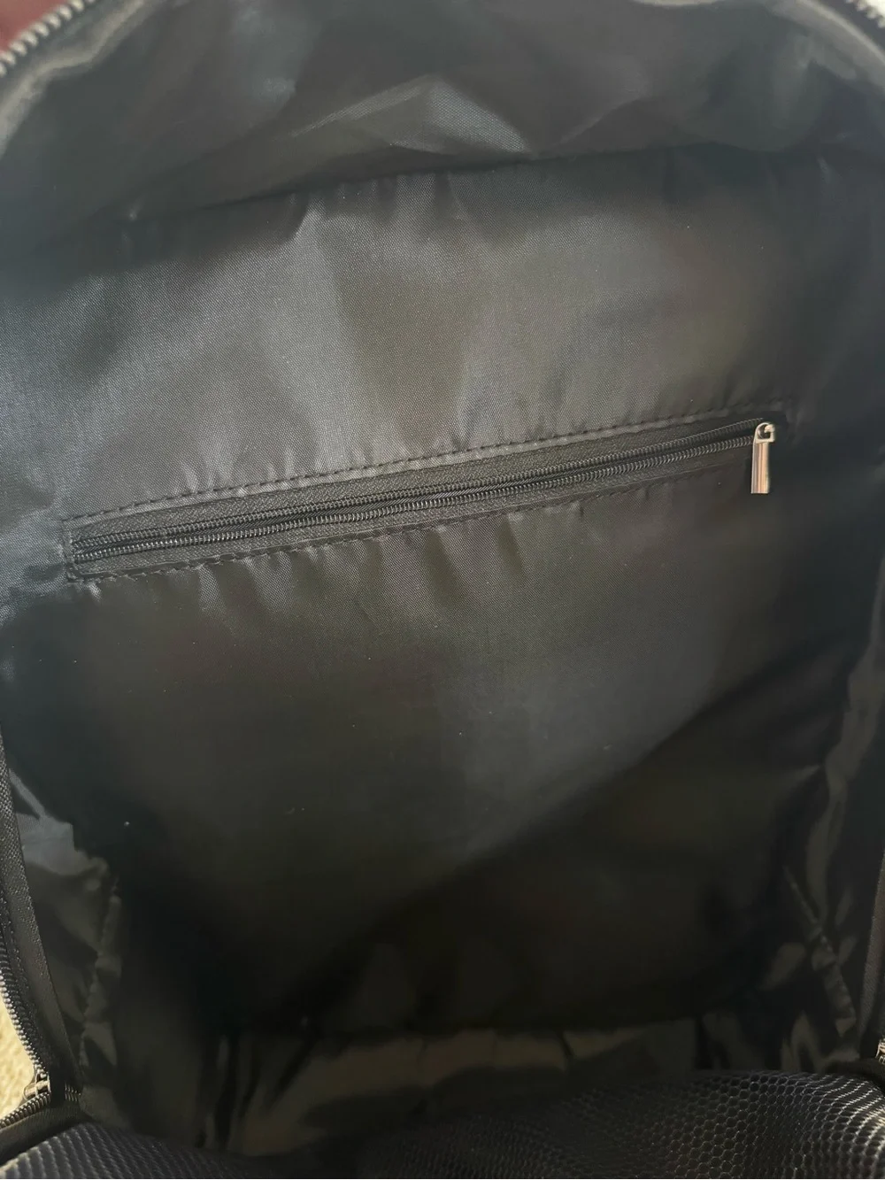 Robert Graham Thornton Mix Media Black Pebbled Leather Men's Backpack