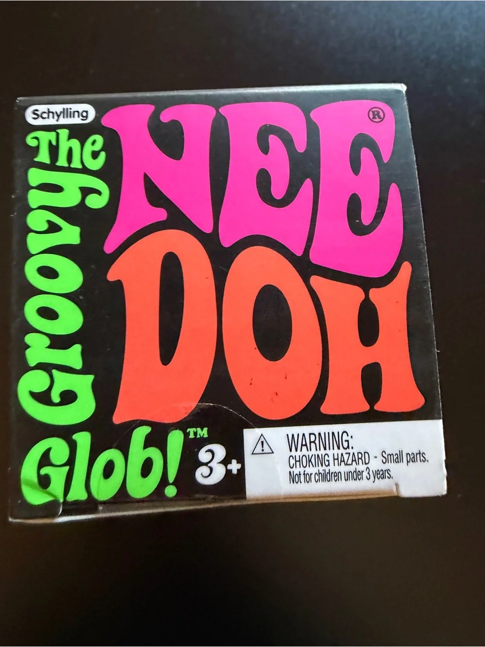 New Nee Doh Schylling Groovy Glob RARE Green Ball Squishy Toy Squeeze 3+