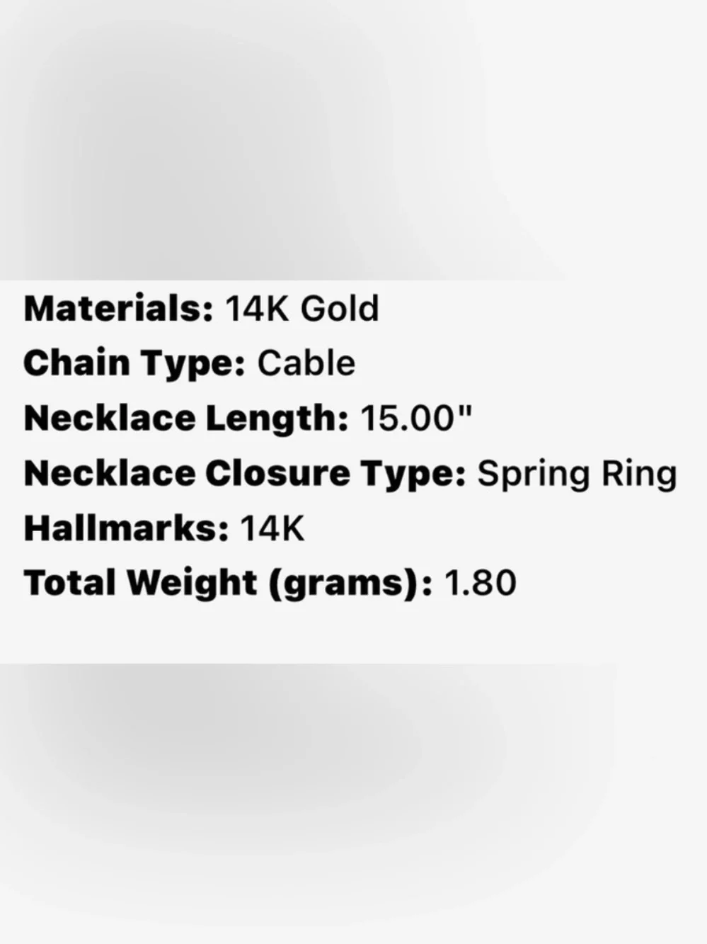 N/A fine gold