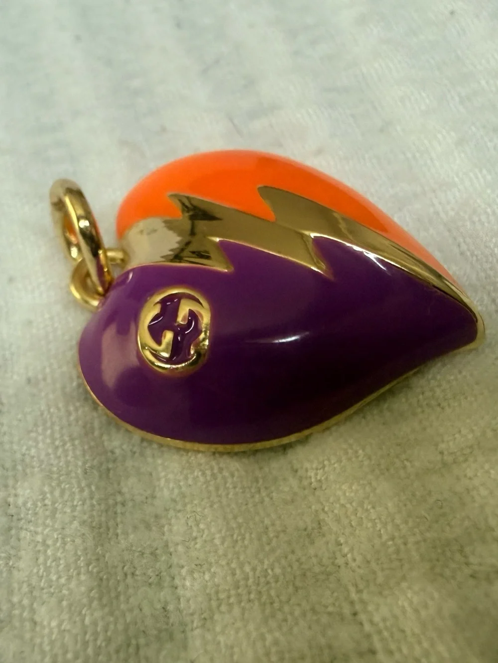 Upcycled purple orange