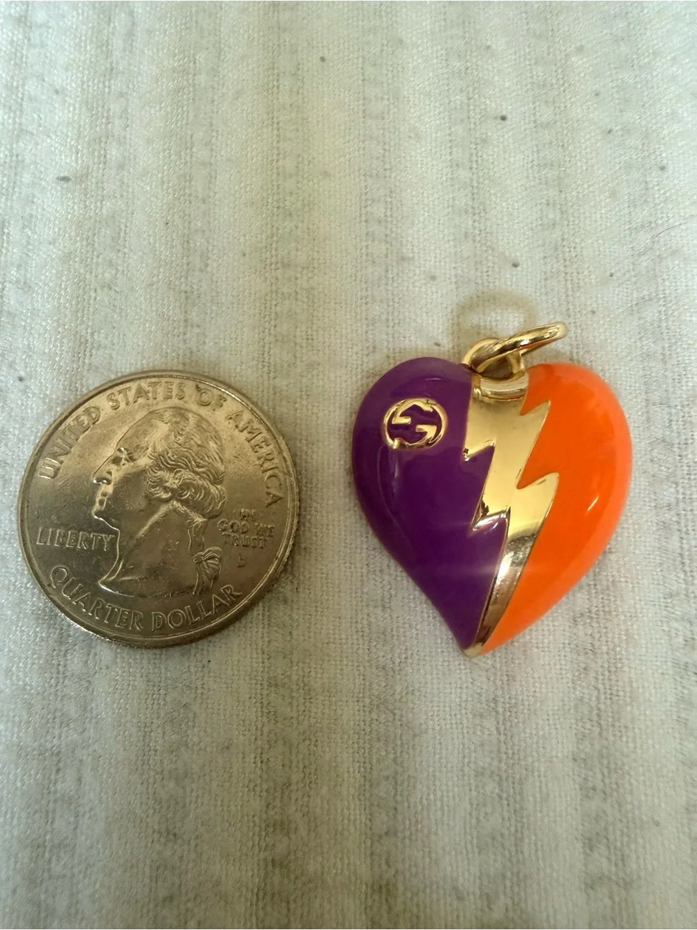Upcycled purple orange