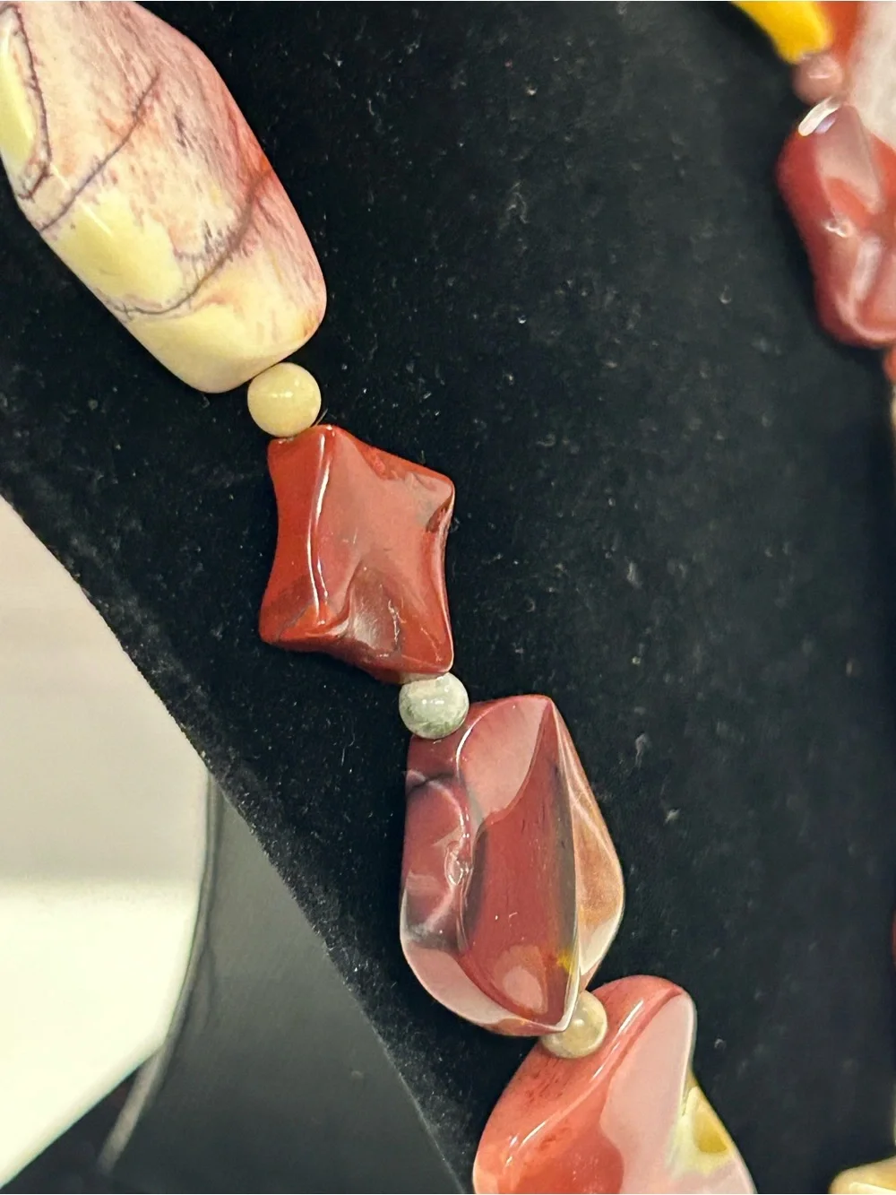 Jay King Mine Finds Mookaite Jasper chunk statement necklace