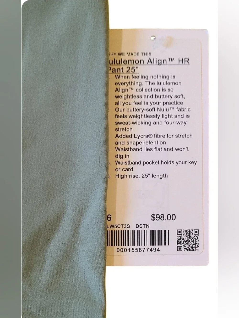 Lululemon Align HR Pant 25