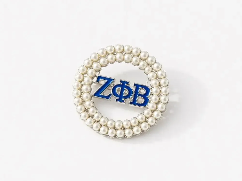 Zeta Pearl Brooch Pin