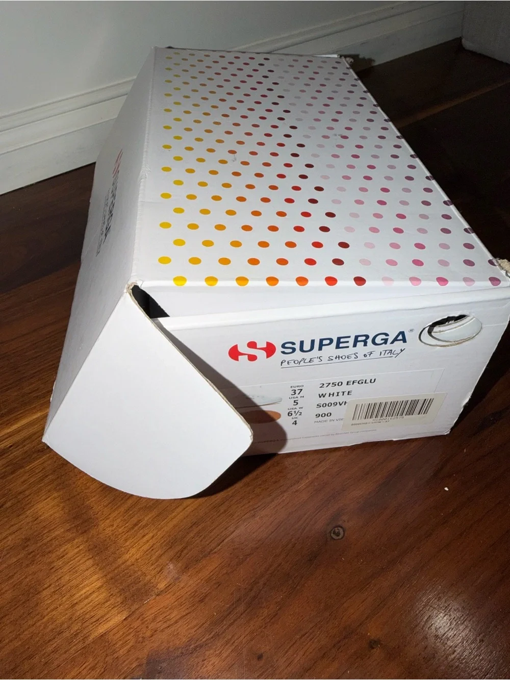 Superga stitched insole