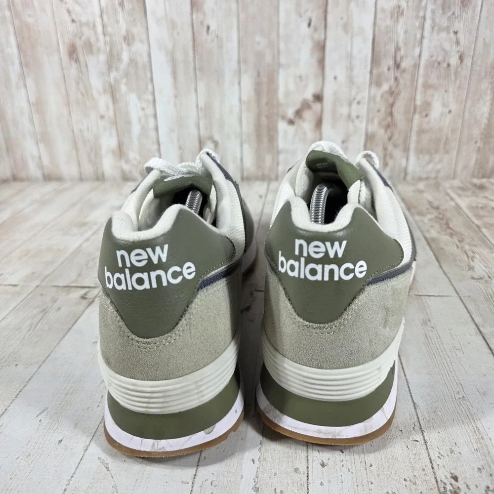 New Balance 574 Mens Sneakers Grey Olive Green U574FOD Low Top Shoes Size 12