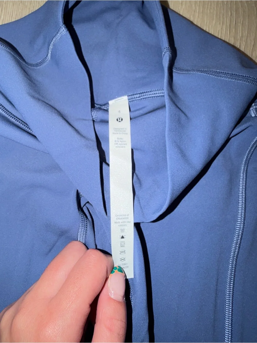 lululemon athletica Blue High-Rise Leggings with Pockets