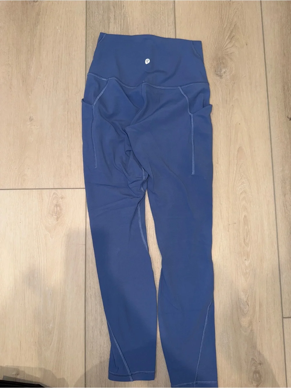 lululemon athletica Blue High-Rise Leggings with Pockets