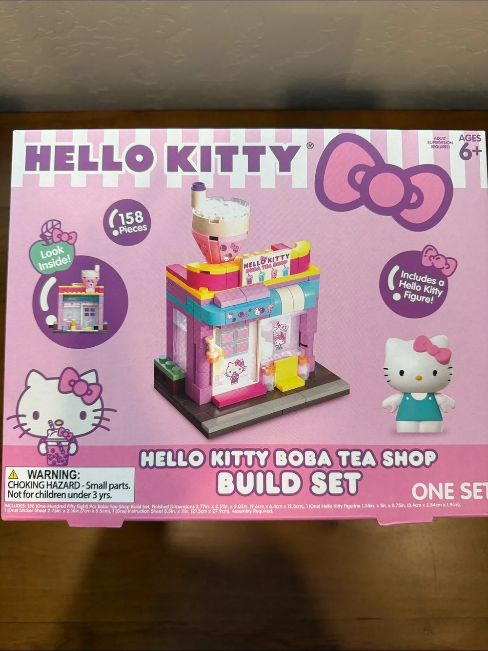 Hello Kitty Sanrio Build Set Bundle 4 Boba Carnival Ice Cream Campground NIB