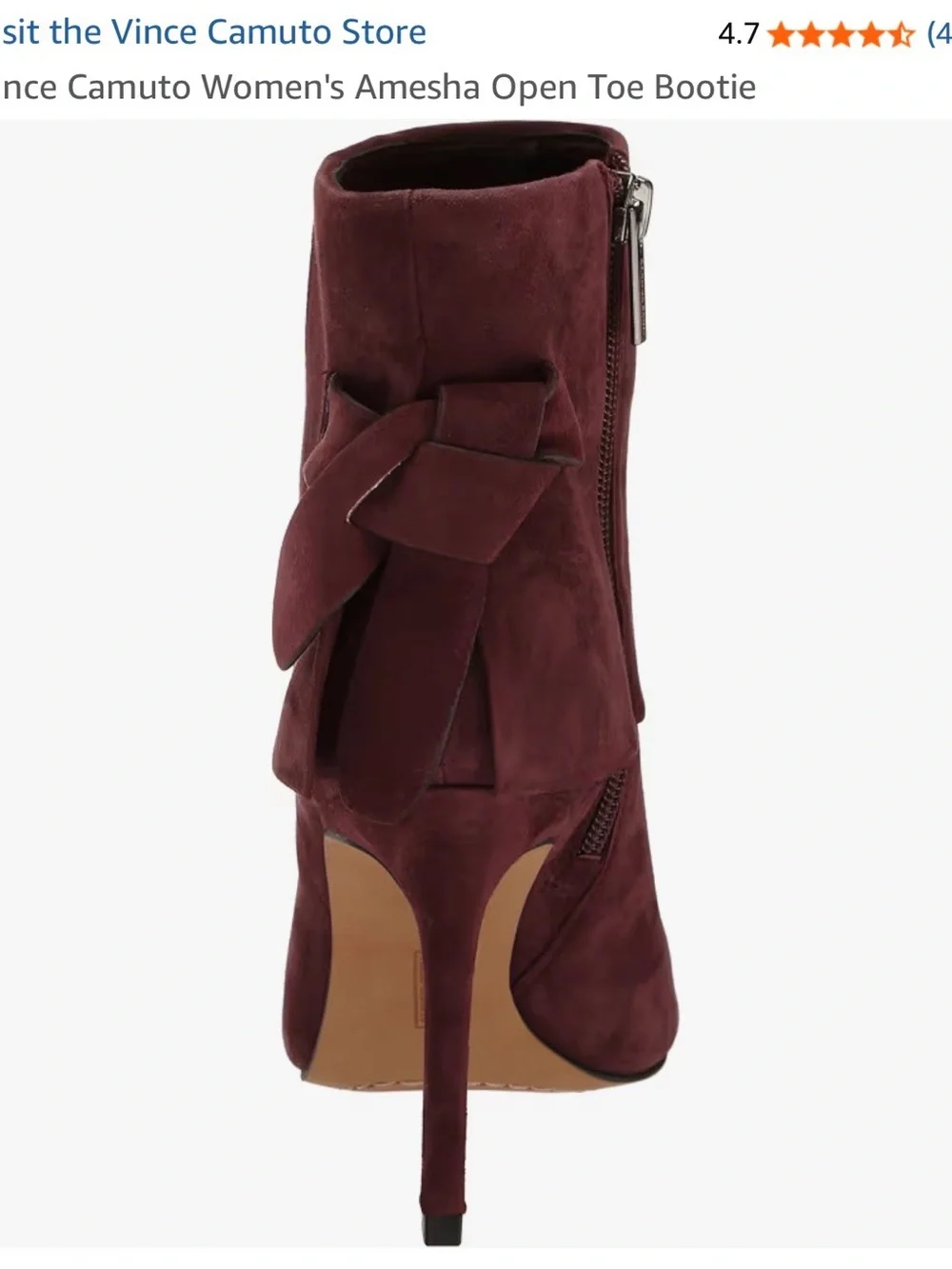 Vince Camuto chic maroon