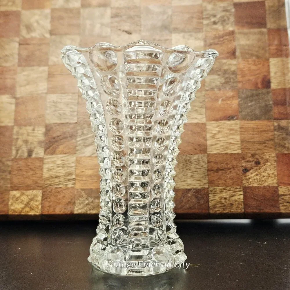Indiana Glass deco bud flowers