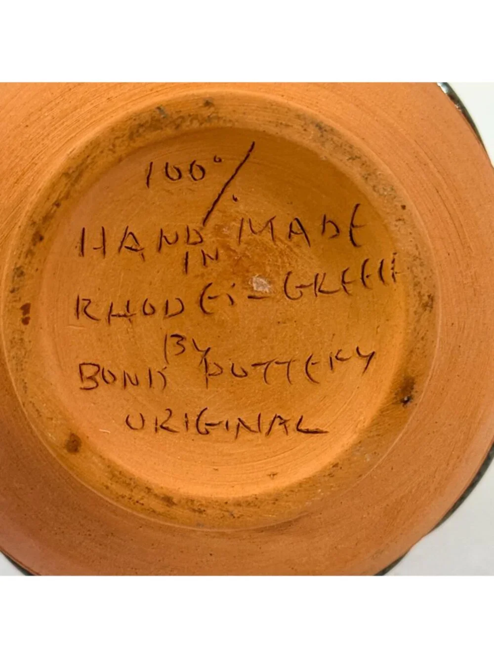 N/A pottery are scuffs