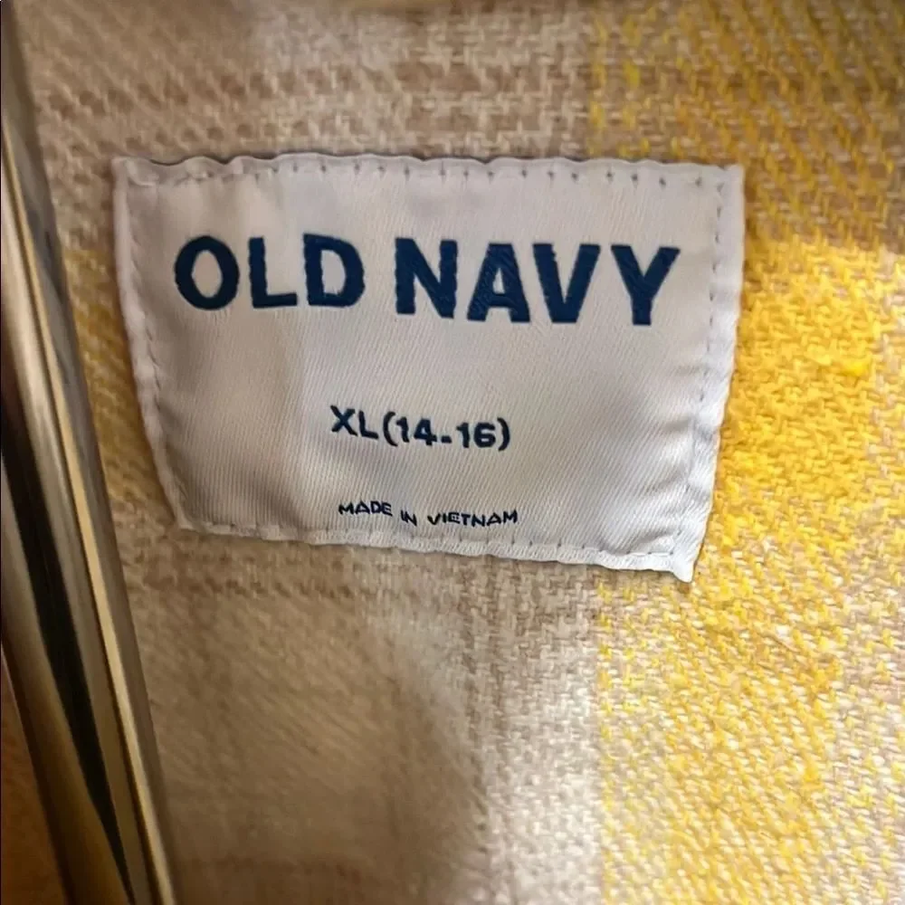 Old Navy bright plaid